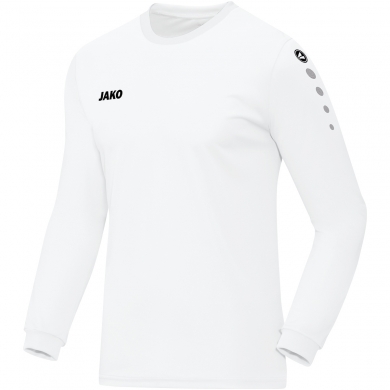 JAKO Sport Long Sleeve Jersey Team (100% Polyester) White Men